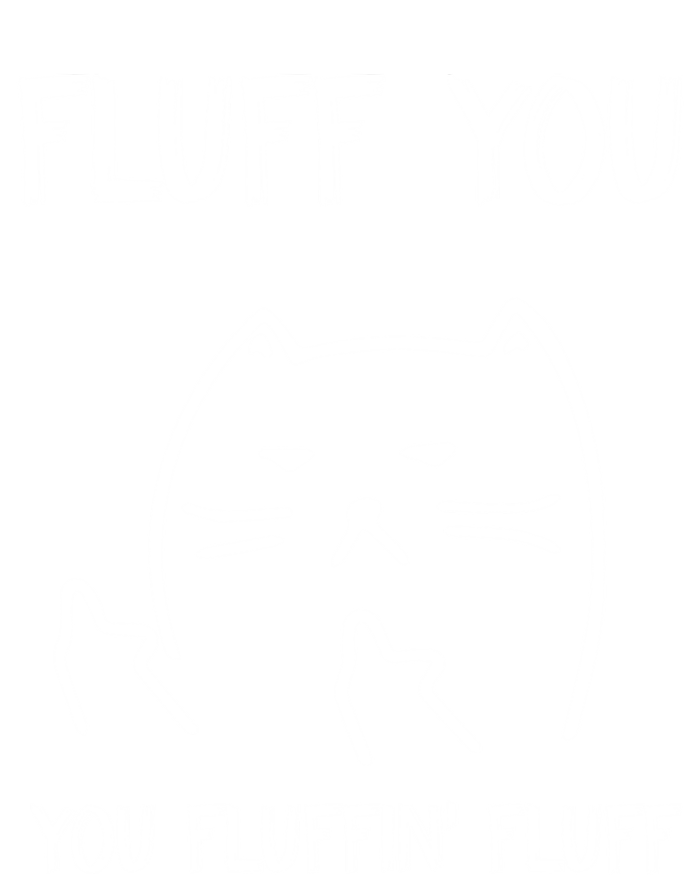 Fluff You You Fluffin' Fluff Funny Cat Kitten Gift Kids Long Sleeve Shirt