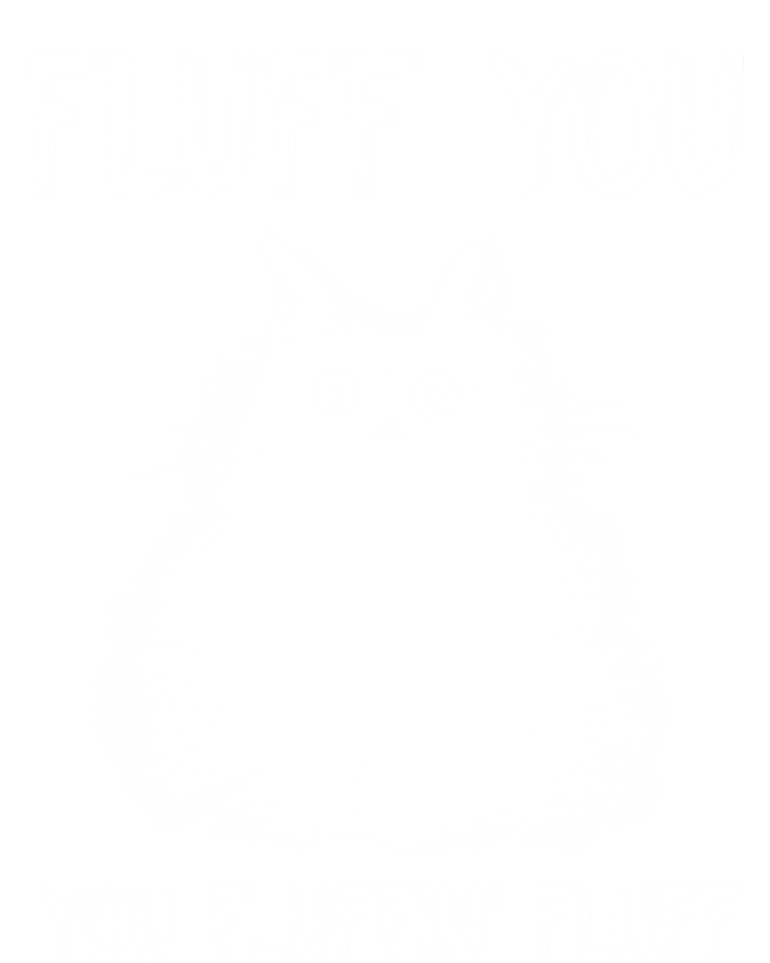 Fluff You You Fluffin' Fluff Gift Funny Cat Kitten Gift Insulated Varsity Jacket