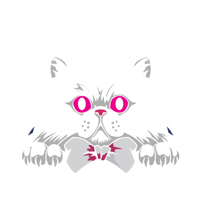 Fluff You You Fluffin' Fluff Gift Funny Cat Kitten Meaningful Gift Insulated Varsity Jacket