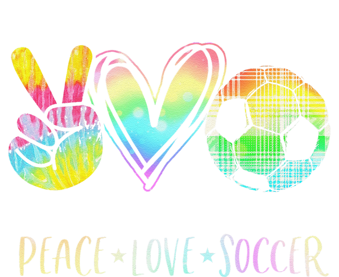 Funny Peace Love Soccer Cute Design Heart Ball Women’s Perfect Tri Rocker Tank