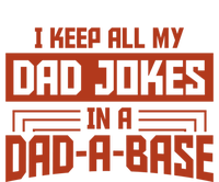 Vintage I Keep All My Dad Jokes In A Dad A Base Dad Jokes Gift Tall Long Sleeve T-Shirt