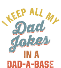 Vintage I Keep All My Dad Jokes In A Dadgift A Gift Base Funny Dad Funny Gift Tote Bag