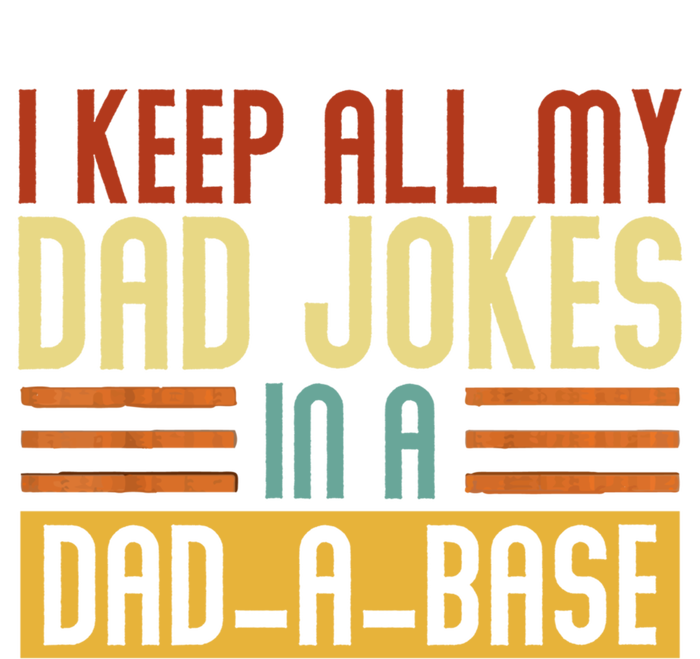 Vintage I Keep All My Dad Jokes In A Dadmeaningful Giftameaningful Giftbase Dad Bumper Sticker