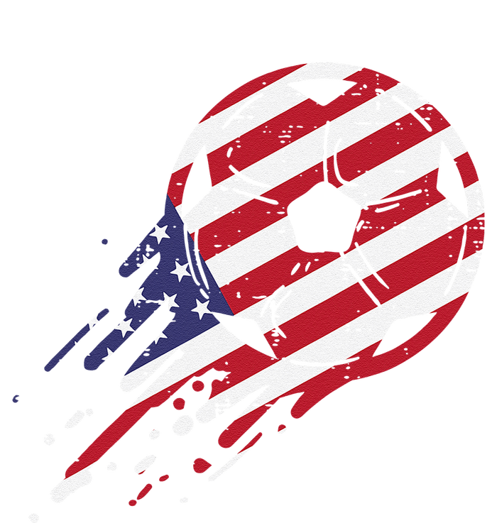 funny USA Flag Soccer American Ball Football Fan T-Shirt