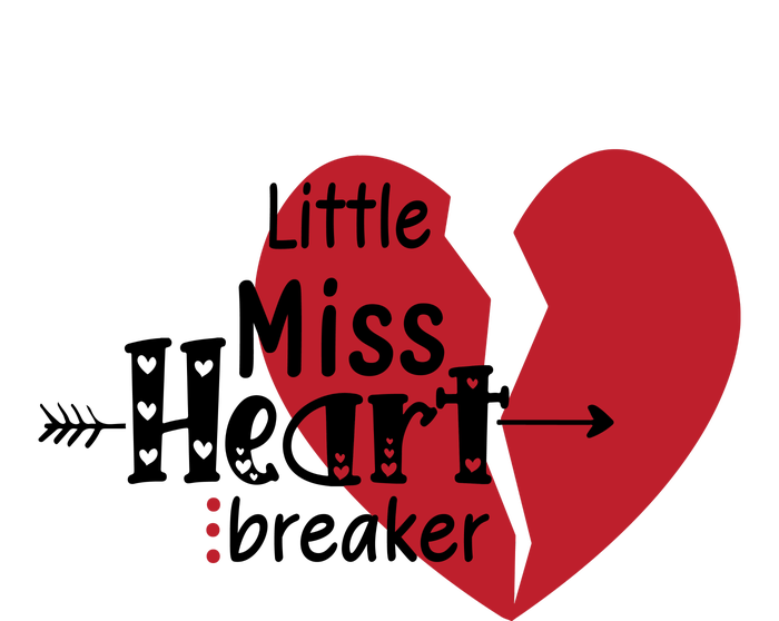 Little Miss Heartbreaker Valentine's Day Gift Hoodie