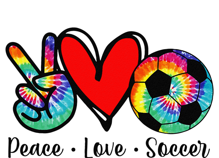 Tie Dye Peace Love Soccer Design Funny Sport Toddler T-Shirt