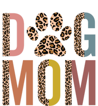 Dog Mom Half Leopard Dog Mama Fur Mom Puppy Dog Mommy Meaningful Gift Striped Beanie with Solid Band