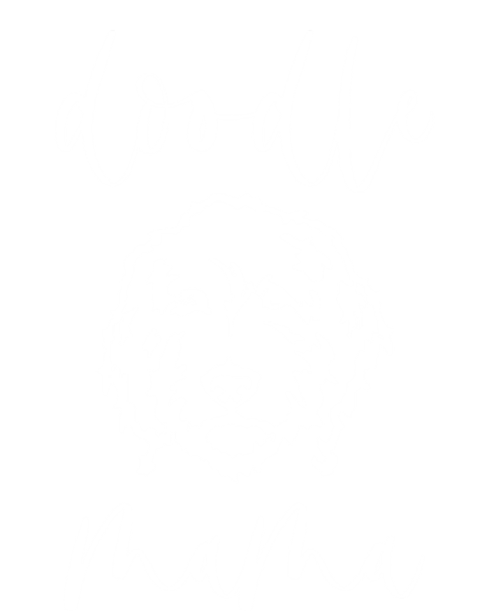 Doodle Mama Labradoodle Golden Doodle Dog Lover Mom Tee Gift Stripe Pom Pom Beanie