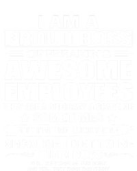 I Am A Proud Boss Of Freaking Awesome Employees Funny Gift 16 in Basic Backpack