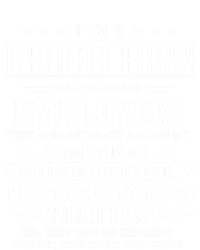 I Am A Proud Boss Of Stubborn Employees They Are Bit Crazy Gift Softstyle Adult Sport Polo