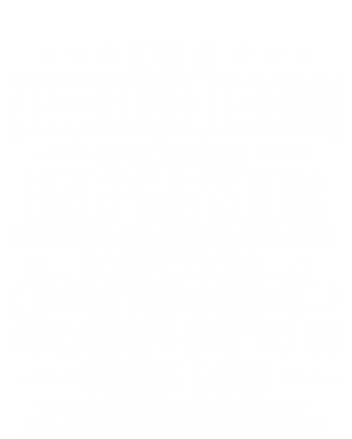 I Am A Proud Boss Of Stubborn Employees They Are Bit Crazy Gift Softstyle Adult Sport Polo