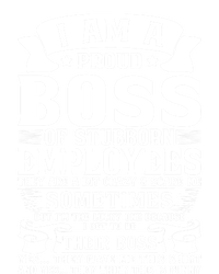 I Am A Proud Boss Of Stubborn Employees They Are Bit Crazy Gift Tote Bag