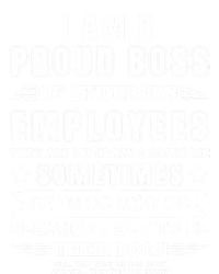 I Am A Proud Boss Of Stubborn Employees They Are Bit Crazy Great Gift Tank Top