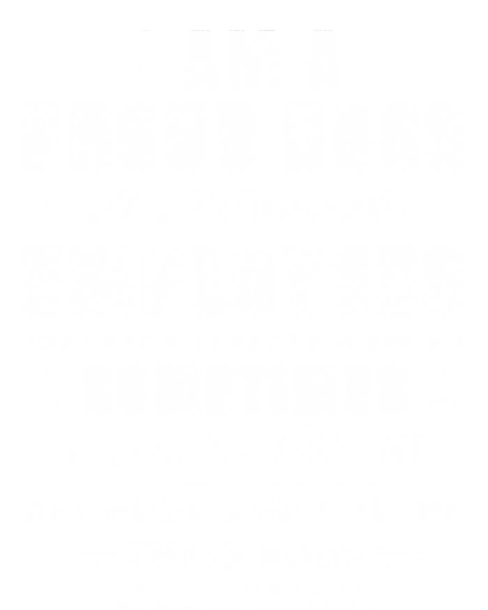 I Am A Proud Boss Of Stubborn Employees They Are Bit Crazy Great Gift Tank Top