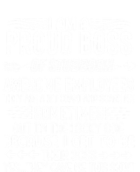 I Am A Proud Boss Of Stubborn Employees They Are Bit Crazy Gift Tote Bag