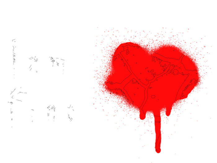 I Am Fine Teegiftfunny Gift With A Bleeding Heart Meaningful Gift T-Shirt