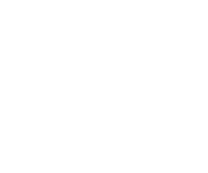 I Am The Ager Karen Gift Full-Length Apron With Pockets