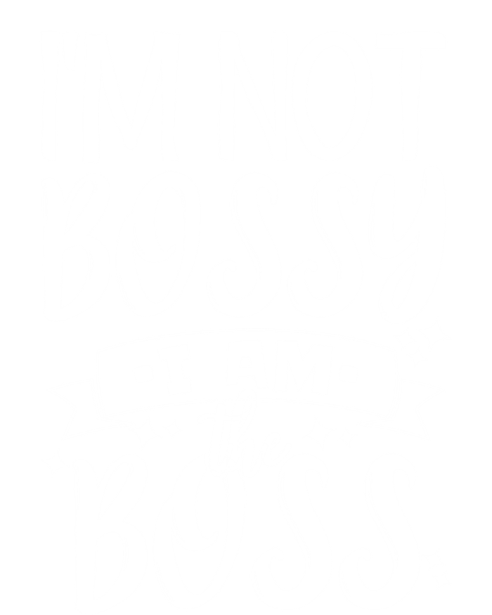 I'm Not Bossy I Am The Boss Cute Gift Striped Beanie with Solid Band