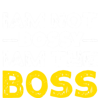 I'm Not Bossy I Am The Boss Work Humor Gift Full-Length Apron With Pockets