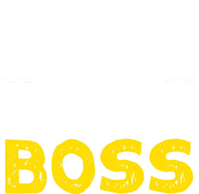 I'm Not Bossy I Am The Boss Work Humor Gift Full-Length Apron With Pockets