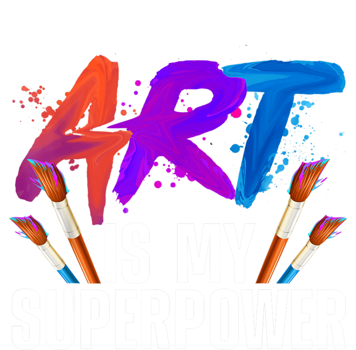 Cool Art For Art Teacher Artist Painter Superpower T-Shirt