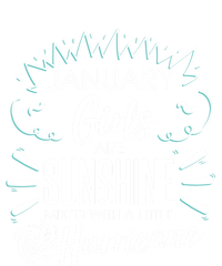 January Girls Sunshine Mixed With A Little Hurricane Meaningful Gift Toddler Hoodie