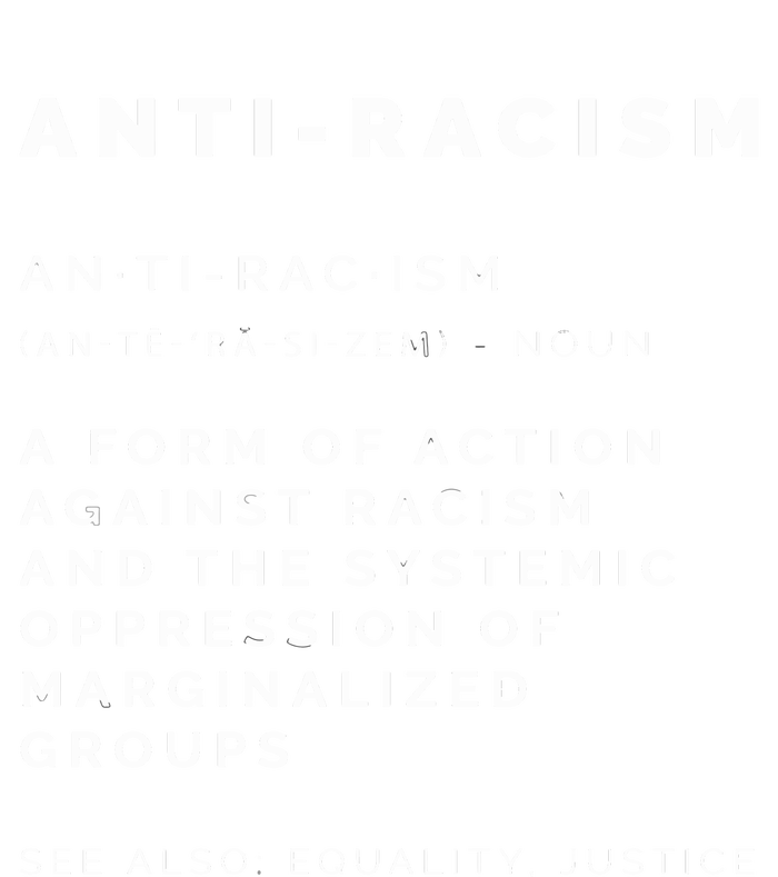 AntiRacism Definition || BLM, Civil Rights, Equality Tank Top Flat Bill Trucker Hat