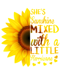 She Sunflower Sunshine Mixed With A Little Hurricane Gift Kids Hoodie