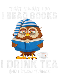 Thats What I Do I Read Books I Drink Tea And I Know Things Yupoong Adult 5-Panel Trucker Hat