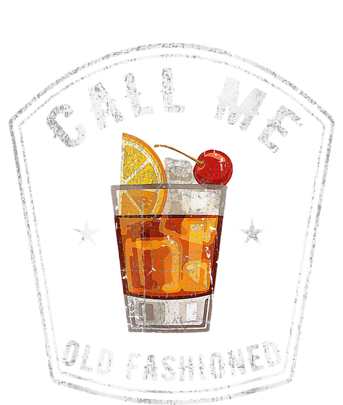 Vintage Call Me Old Fashioned Whiskey Funny Women's Racerback Tank