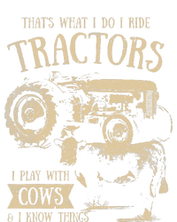 funny quote Thats What I Do I Ride Tractors Farmer Premium Hoodie