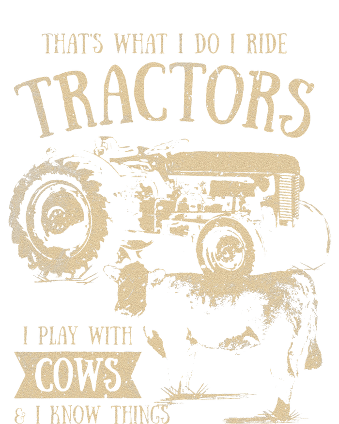 funny quote Thats What I Do I Ride Tractors Farmer Premium Hoodie