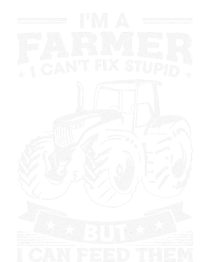 Funny Farming Tractor I'm A Farmer I Feed People Womens CVC Long Sleeve Shirt