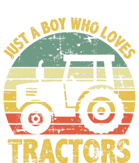 Just A  Who Loves Tractors Funny Farming For Farmer Sustainable Bucket Hat