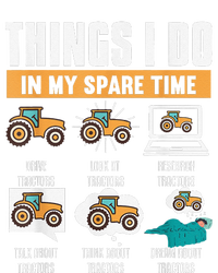 Things I Do In My Spare Time Tractor Funny Farm Farming Wool Snapback Cap