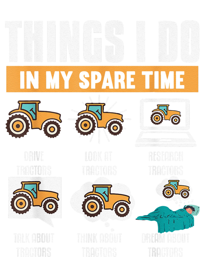 Things I Do In My Spare Time Tractor Funny Farm Farming Wool Snapback Cap