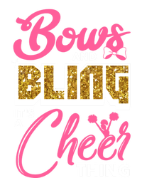 Bows And Bling It's A Cheer Thing Cheerleading Cheerleader Funny Gift Tall Hoodie