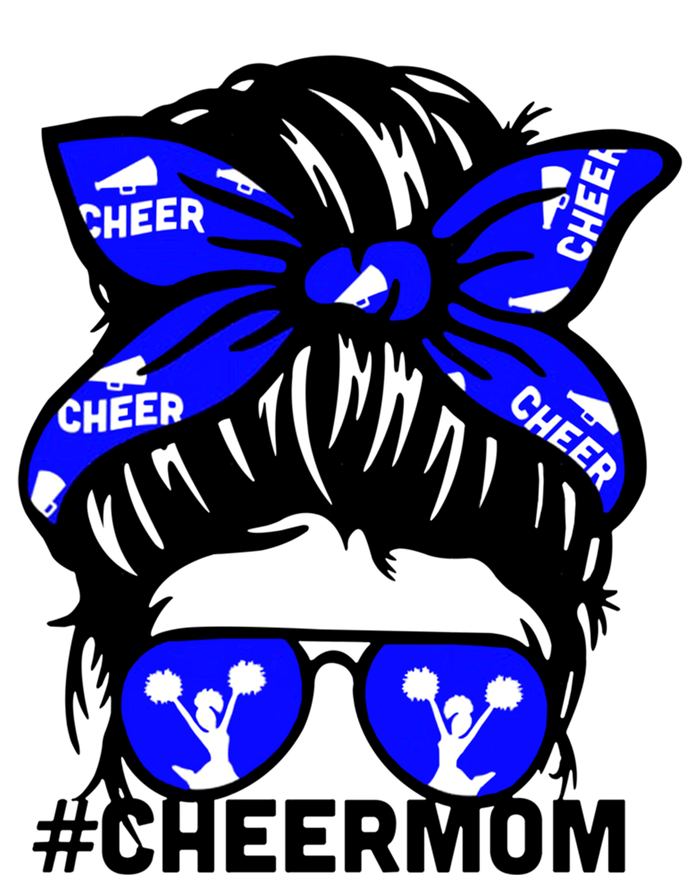 Cheer Mother Mama Parents Gift Cheerleading Mom Messy Bun Cute Gift USA-Made Snowflake Beanie