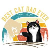 Best Cat Dad Ever Tee Funny Cat Daddy Father's Day Women's Crop Top Tee