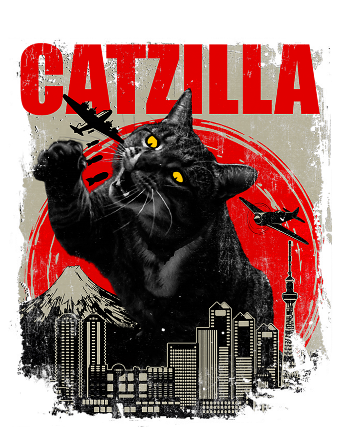 Catzilla Funny Cat Lover Kitten Kitty T-Shirt