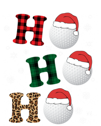 Ho Ho Ho Funny Santa Claus Golf Lovers Christmas Plaid Meaningful Gift Full Zip Hoodie