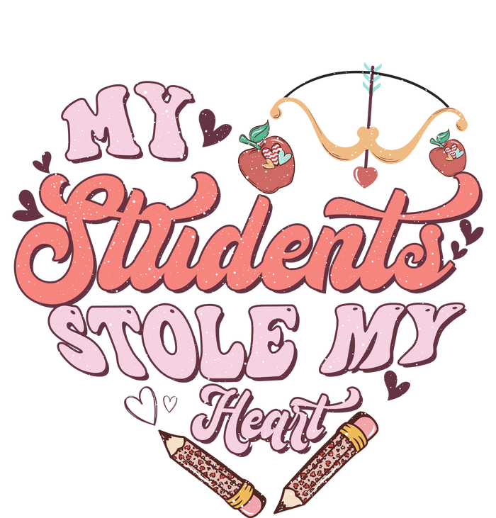 My Students Stole My Heart Funny Valentines Day Stainless Steel Travel Mug