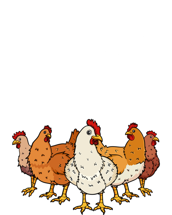 Love Your Flock Chicken Lover Hen Poultry Farmer Rooster Gift Full-Length Apron With Pockets