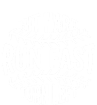 Hit Hard Run Fast Turn Left Funny Baseball Player Fan Cool Gift T-Shirt