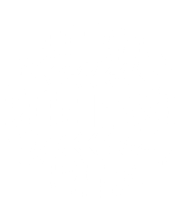 Hit Hard Run Fast Turn Left Funny Baseball Player Fan Cool Gift T-Shirt