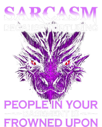 Sarcasm Because Torturing People In Your Basement Is Frowned Women's Perfect Tri Tunic Long Sleeve Shirt