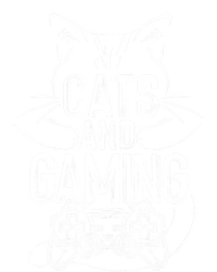 Cats And Gaming Funny For Gamer, Cat Lover, Cat Mom, Cat Dad 7-Panel Snapback Hat