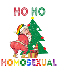 Ho Ho Ho Sexual Gay Santa LGBT Pride Rainbow Christmas Xmas Holiday Performance Long Sleeve Polo