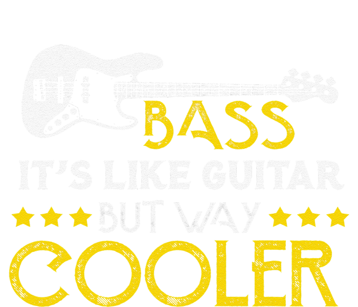 Bass It's Like A Guitar But Way Cooler Musician Sustainable Beanie