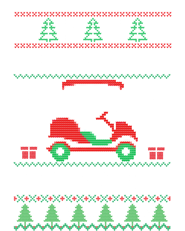 Oh What Fun It Is To Ride Golf Cart Golfer Christmas Golfing Gift Tie-Dye T-Shirt